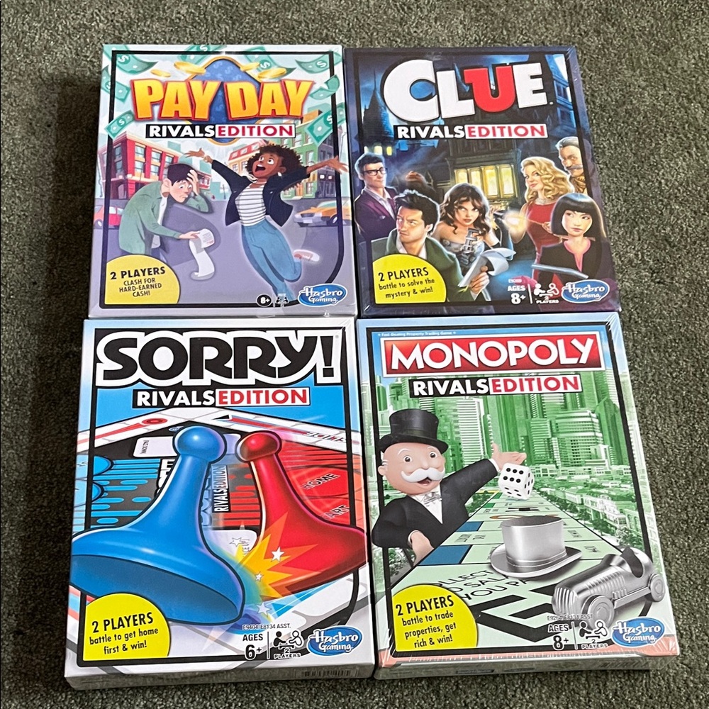 Hasbro Rivals Edition Game Collection - Blue, Red, Green